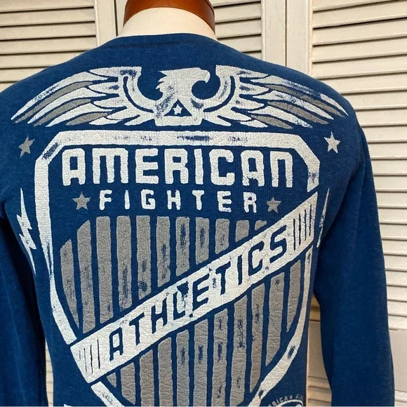 American Fighter Size Medium Long Sleeve T Shirt - Picture 9 of 9